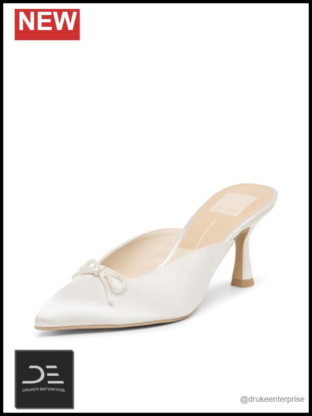 Dolce Vita Women's Cleo High Heels Stiletto Open Toe Canvas Pumps
